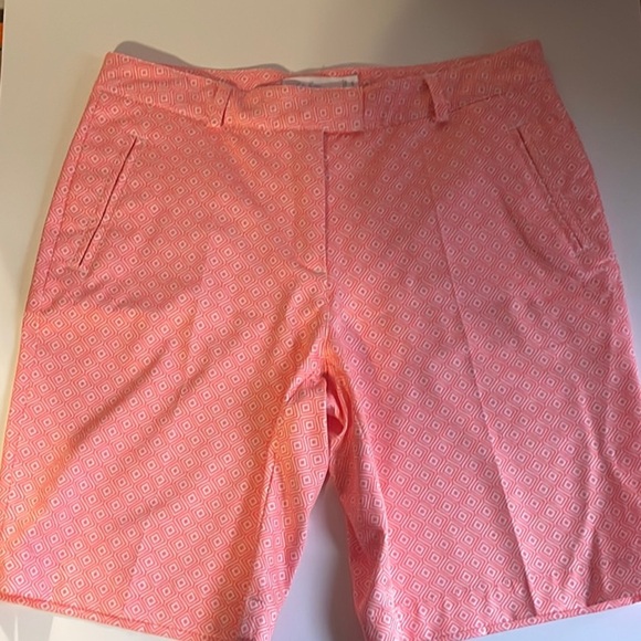 Lady Hagen Pants - LADY HAGEN Orange and White Women's Shorts